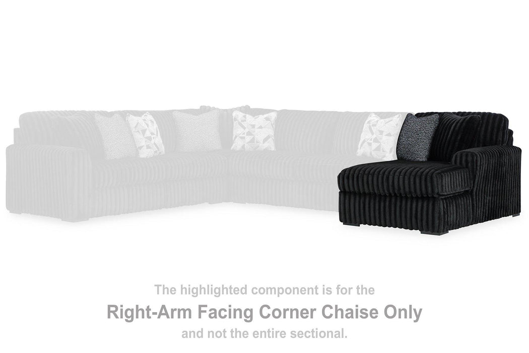 Midnight-Madness Sectional with Chaise - Sigrist Furniture (Sturgis,MI)
