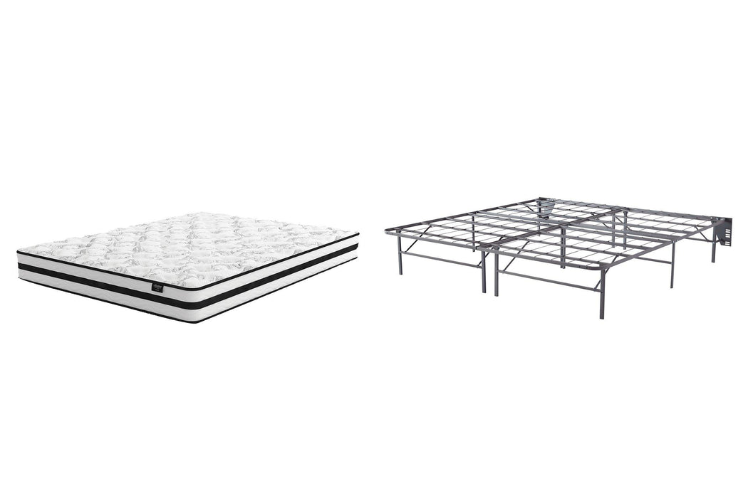8 Inch Chime Innerspring Mattress Set - Sigrist Furniture (Sturgis,MI)