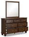 Danabrin Dresser and Mirror - Sigrist Furniture (Sturgis,MI)
