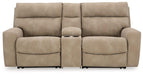 Next-Gen DuraPella Power Reclining Sectional Loveseat with Console - Sigrist Furniture (Sturgis,MI)