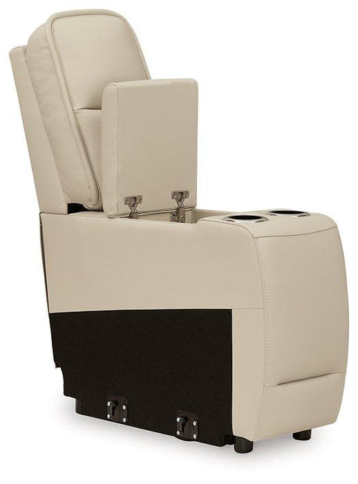 Double Deal Reclining Sectional with Console - Sigrist Furniture (Sturgis,MI)