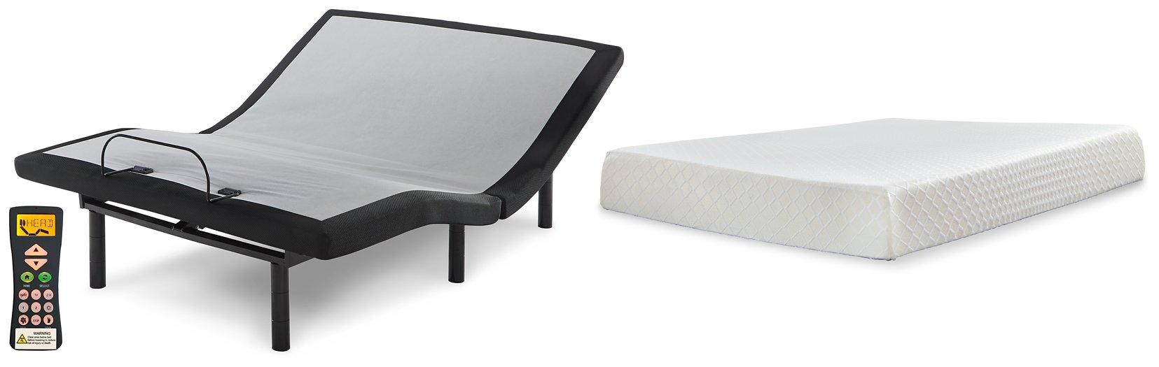 10 Inch Chime Memory Foam Mattress Set - Sigrist Furniture (Sturgis,MI)