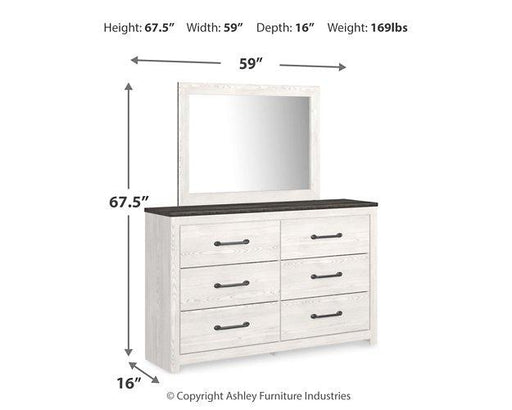 Gerridan Dresser and Mirror - Sigrist Furniture (Sturgis,MI)