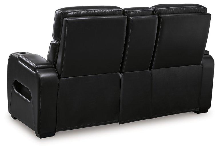 Boyington Power Reclining Loveseat with Console - Sigrist Furniture (Sturgis,MI)