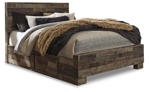 Derekson Bed with 2 Side Storage - Sigrist Furniture (Sturgis,MI)