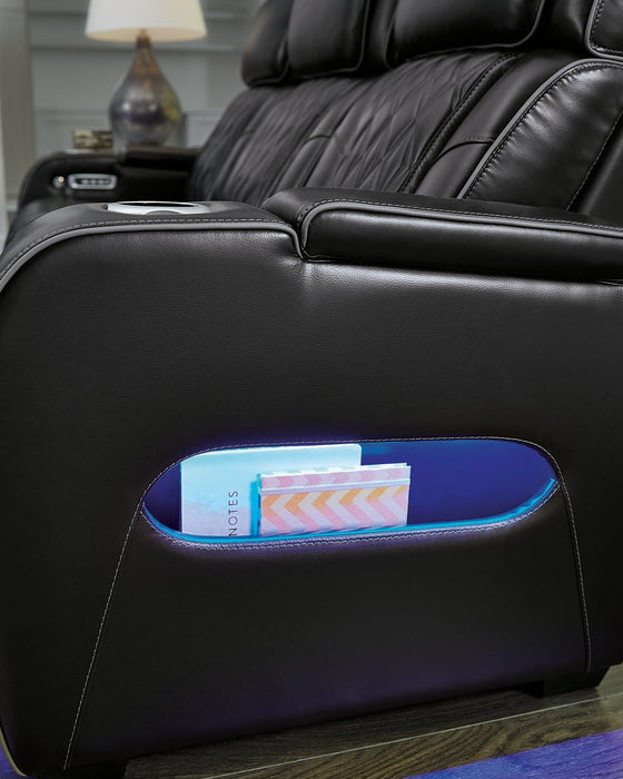 Boyington Power Reclining Loveseat with Console - Sigrist Furniture (Sturgis,MI)