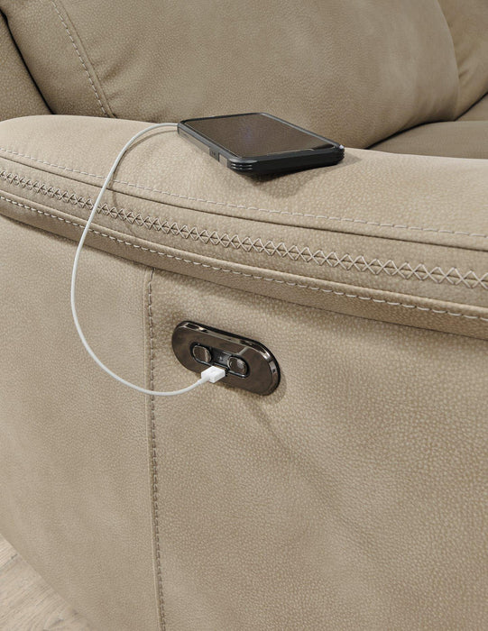 Next-Gen DuraPella Power Reclining Loveseat with Console - Sigrist Furniture (Sturgis,MI)