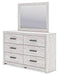 Cayboni Dresser and Mirror - Sigrist Furniture (Sturgis,MI)