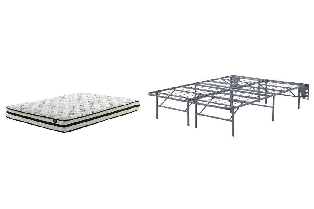 8 Inch Chime Innerspring Mattress Set - Sigrist Furniture (Sturgis,MI)