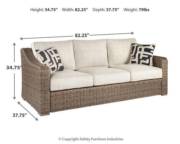 Beachcroft Outdoor Sofa with Cushion - Sigrist Furniture (Sturgis,MI)