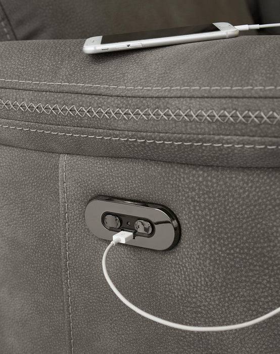 Next-Gen DuraPella Power Reclining Loveseat with Console - Sigrist Furniture (Sturgis,MI)