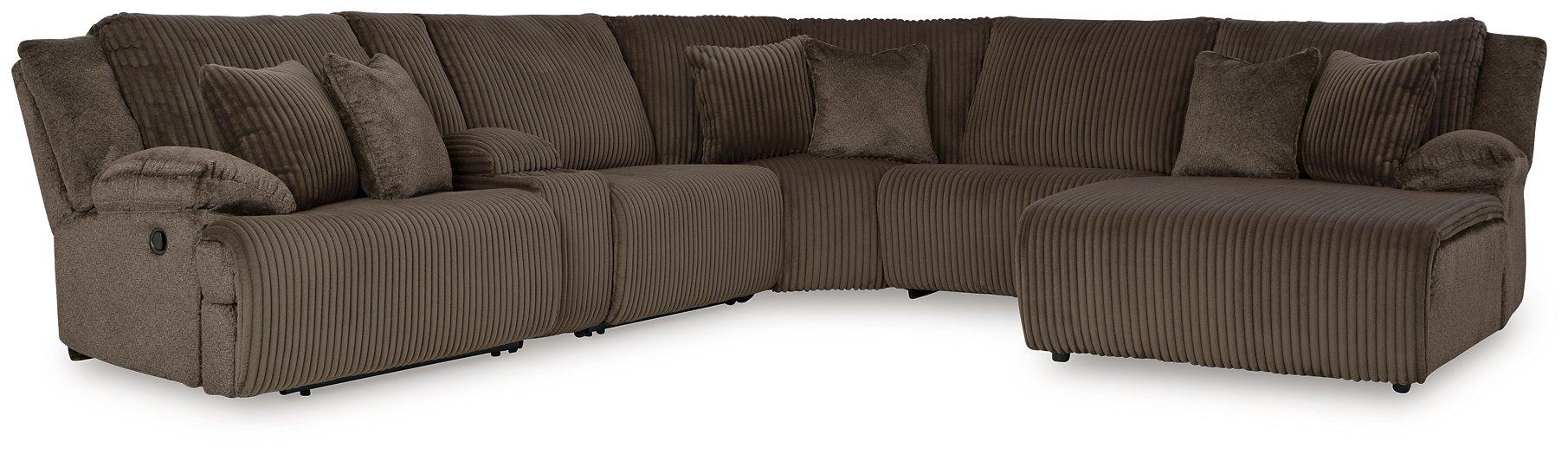Top Tier Reclining Sectional with Chaise - Sigrist Furniture (Sturgis,MI)
