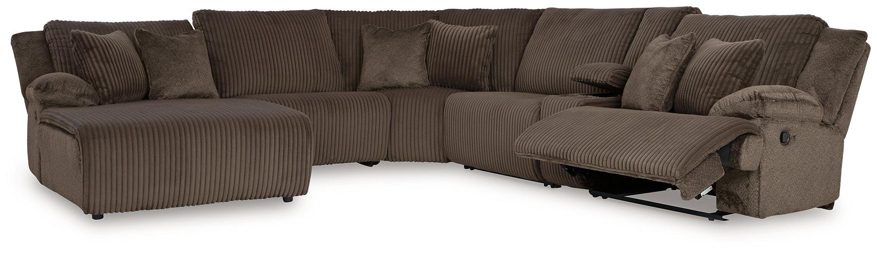 Top Tier Reclining Sectional with Chaise - Sigrist Furniture (Sturgis,MI)