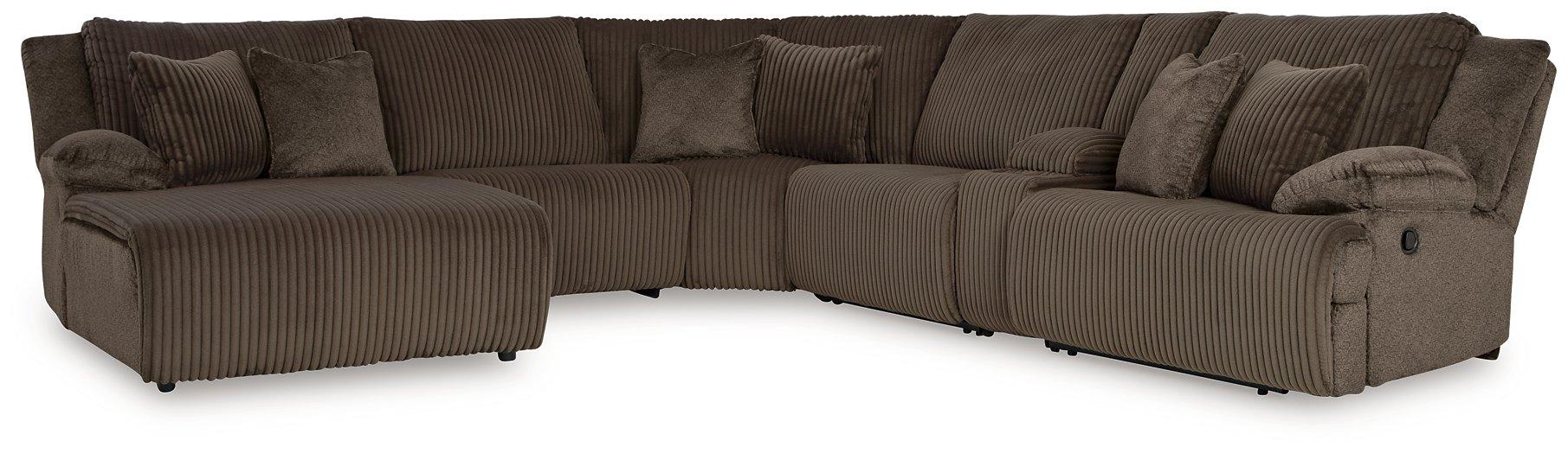 Top Tier Reclining Sectional with Chaise - Sigrist Furniture (Sturgis,MI)