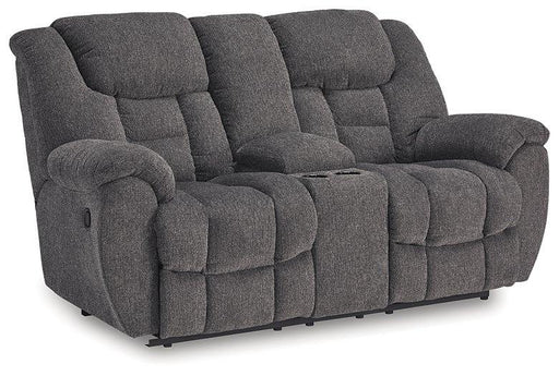 Foreside Reclining Loveseat with Console - Sigrist Furniture (Sturgis,MI)