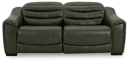 Center Line Power Reclining Sectional Loveseat - Sigrist Furniture (Sturgis,MI)