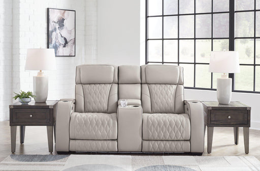 Boyington Power Reclining Loveseat with Console - Sigrist Furniture (Sturgis,MI)