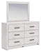 Cayboni Dresser and Mirror - Sigrist Furniture (Sturgis,MI)