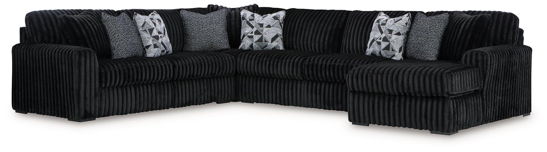Midnight-Madness Sectional with Chaise - Sigrist Furniture (Sturgis,MI)