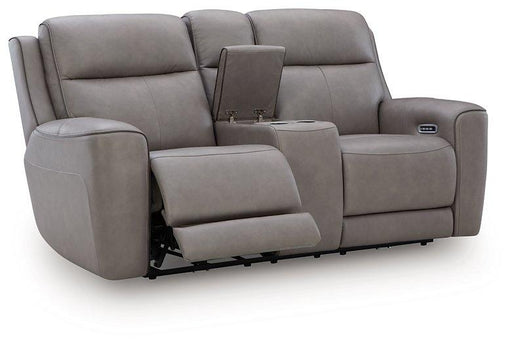 5Z-Comfort Power Reclining Loveseat with Console - Sigrist Furniture (Sturgis,MI)