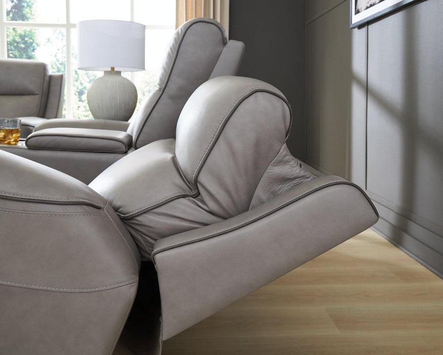 5Z-Comfort Power Reclining Loveseat with Console - Sigrist Furniture (Sturgis,MI)
