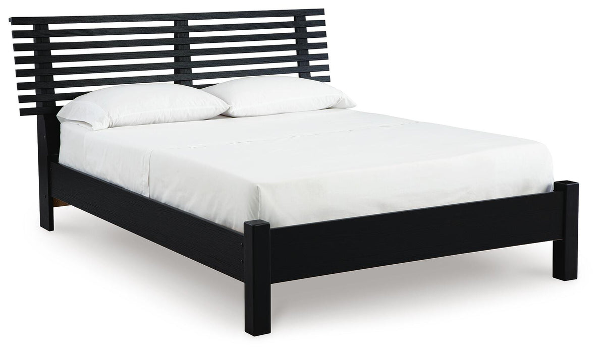Danziar Queen Slat Bed - Sigrist Furniture (Sturgis,MI)