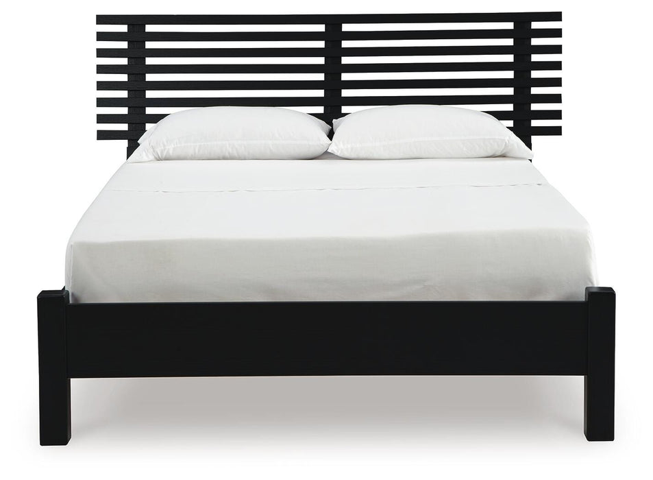 Danziar Queen Slat Bed - Sigrist Furniture (Sturgis,MI)