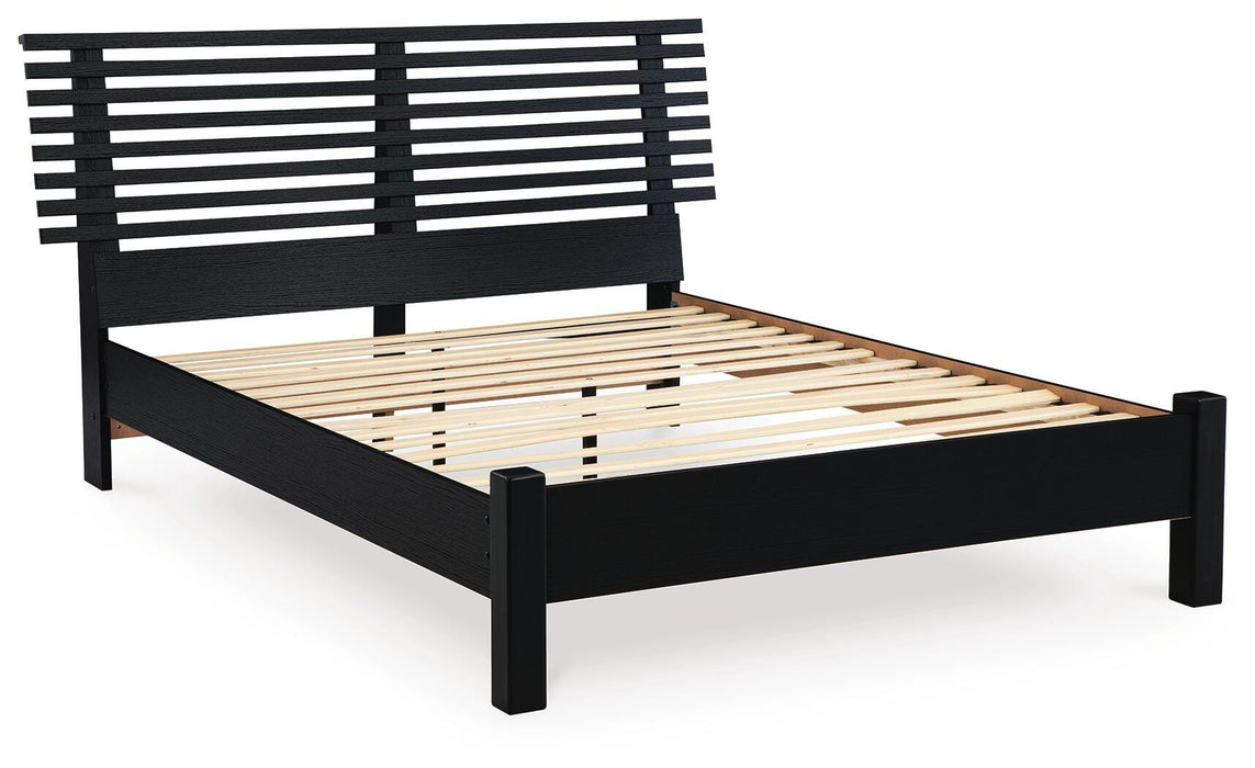 Danziar Queen Slat Bed - Sigrist Furniture (Sturgis,MI)