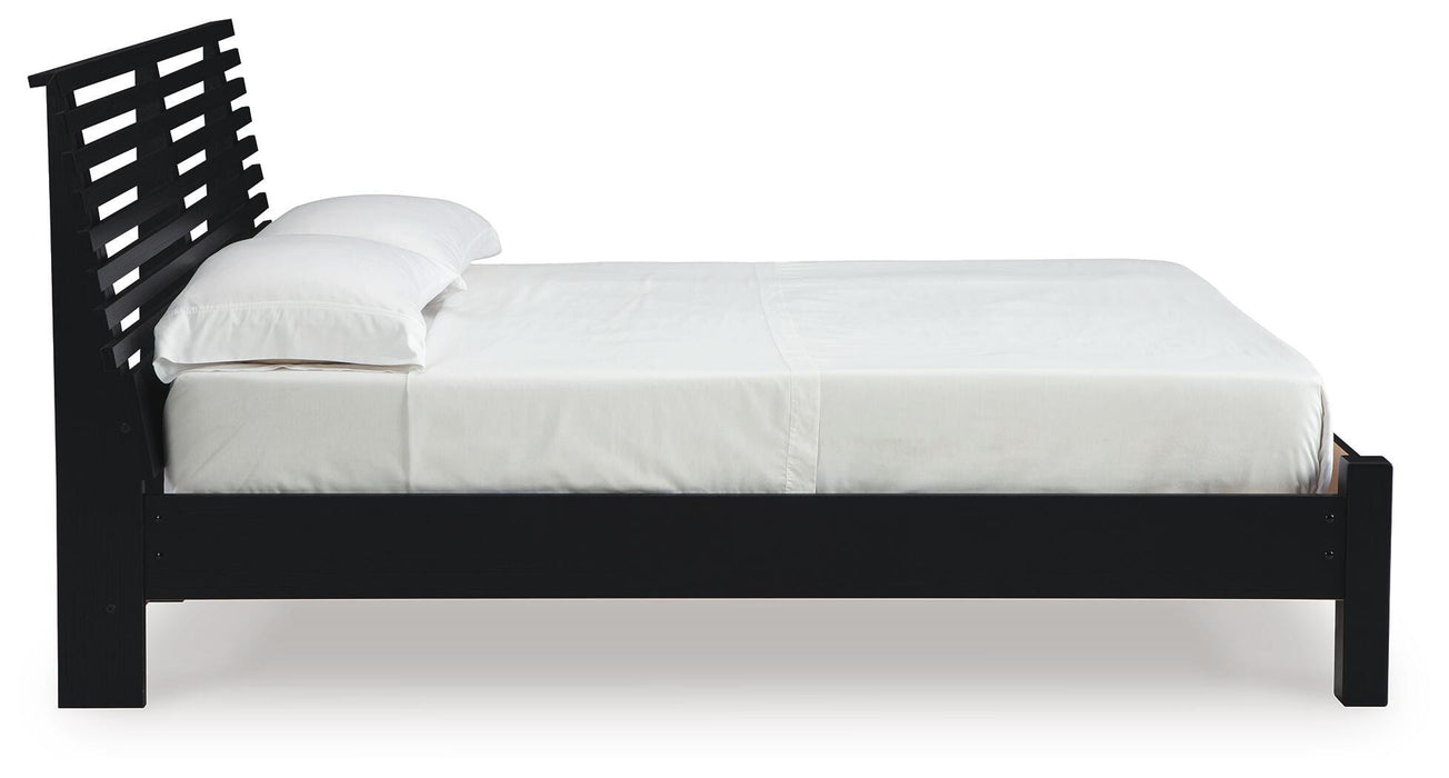 Danziar Queen Slat Bed - Sigrist Furniture (Sturgis,MI)