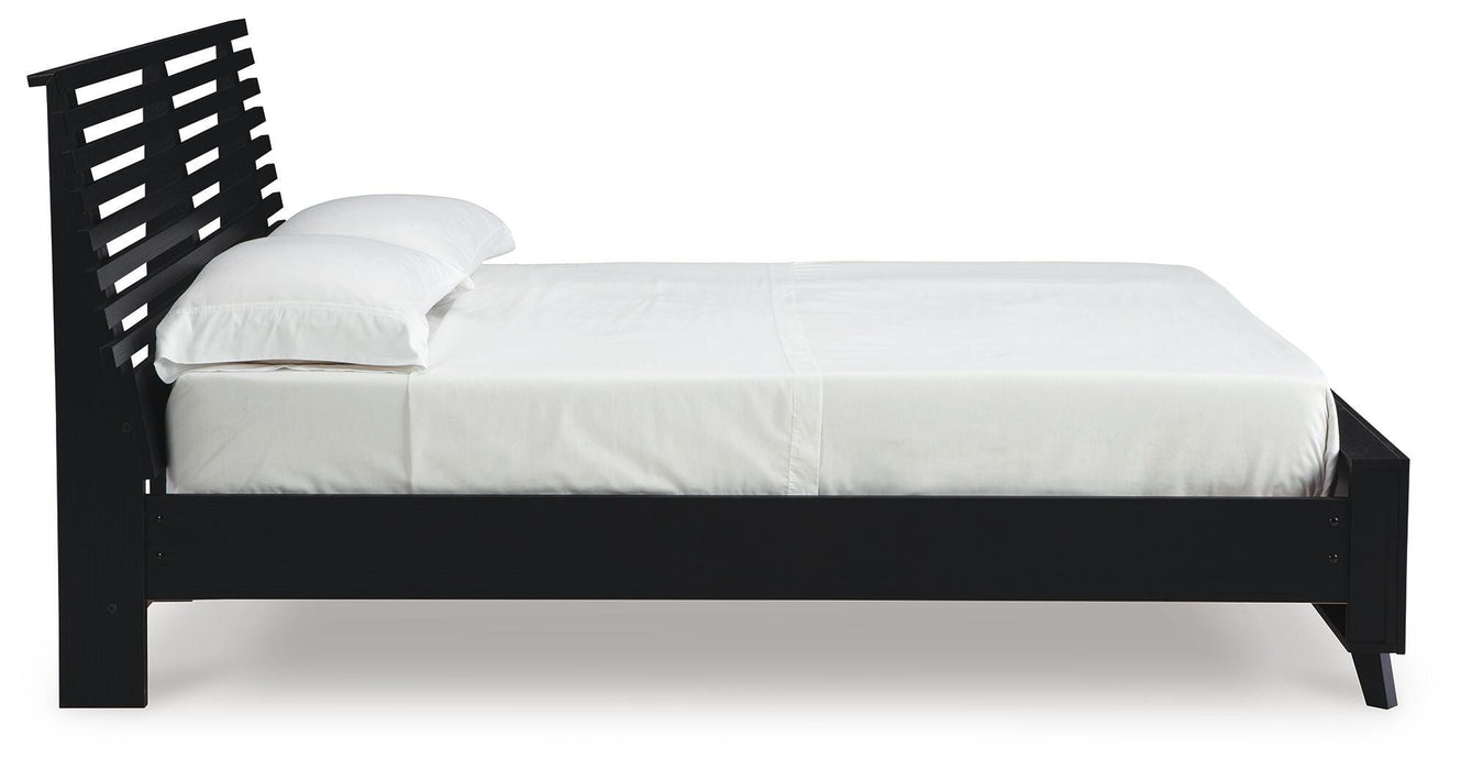 Danziar Queen Slat Bed - Sigrist Furniture (Sturgis,MI)