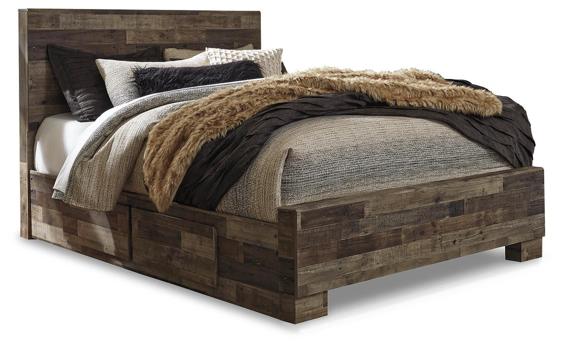 Derekson Bed with 2 Side Storage - Sigrist Furniture (Sturgis,MI)