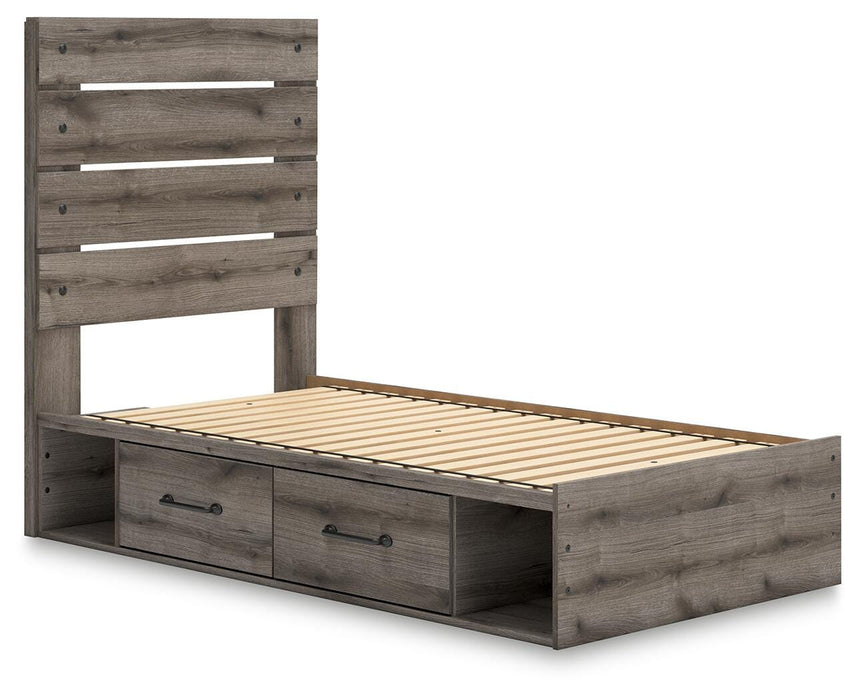 Graystorm Bed with Storage - Sigrist Furniture (Sturgis,MI)
