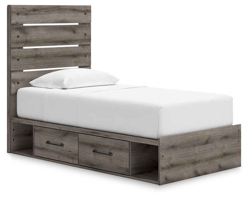 Graystorm Bed with Storage - Sigrist Furniture (Sturgis,MI)