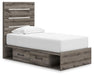 Graystorm Bed with Storage - Sigrist Furniture (Sturgis,MI)