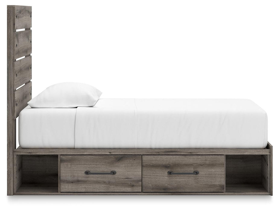 Graystorm Bed with Storage - Sigrist Furniture (Sturgis,MI)