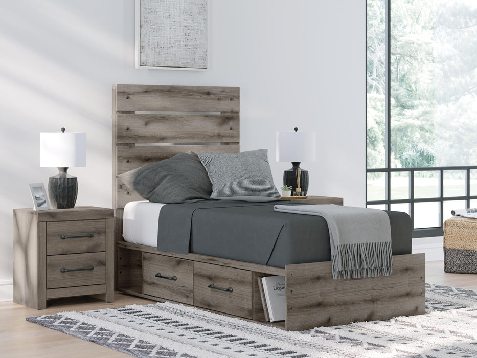 Graystorm Bed with Storage - Sigrist Furniture (Sturgis,MI)