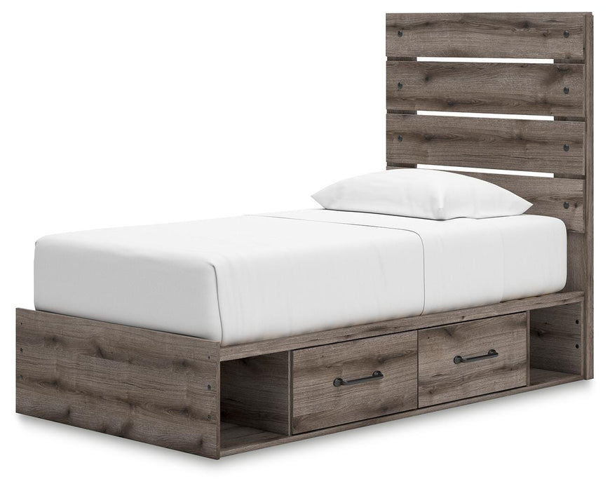 Graystorm Bed with Storage - Sigrist Furniture (Sturgis,MI)