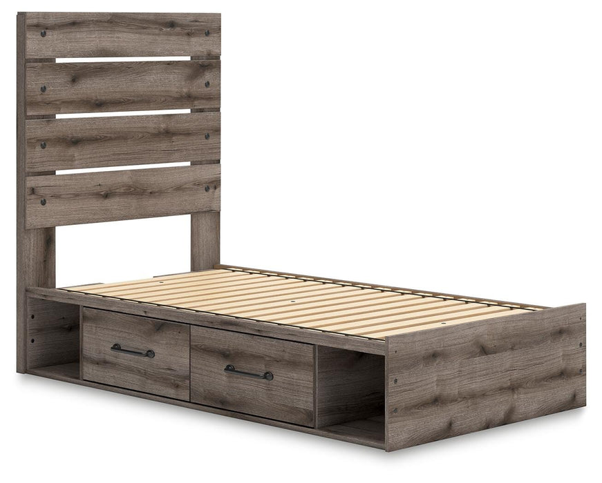 Graystorm Bed with Storage - Sigrist Furniture (Sturgis,MI)