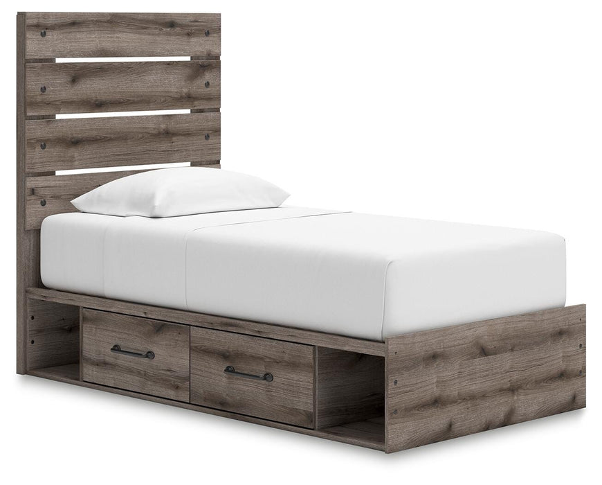 Graystorm Bed with Storage - Sigrist Furniture (Sturgis,MI)