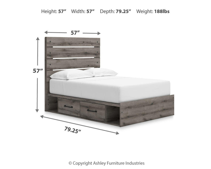 Graystorm Bed with Storage - Sigrist Furniture (Sturgis,MI)