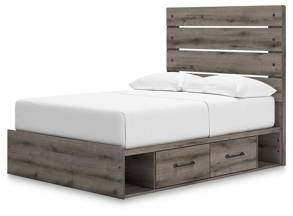 Graystorm Bed with Storage - Sigrist Furniture (Sturgis,MI)