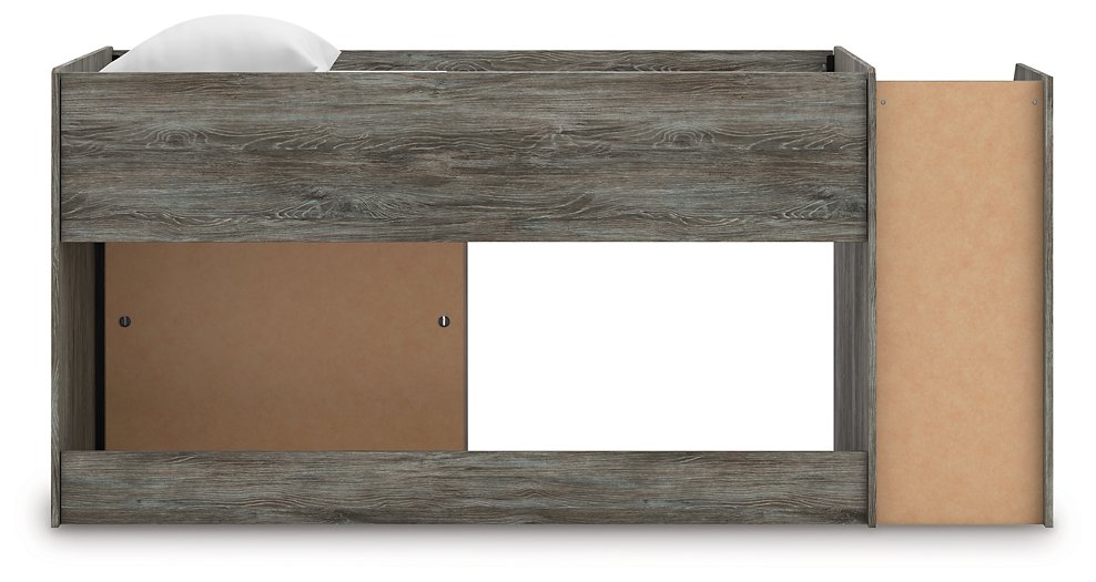 Frandern Loft Bed with Bookcase Storage - Sigrist Furniture (Sturgis,MI)