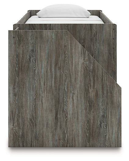 Frandern Loft Bed with Bookcase Storage - Sigrist Furniture (Sturgis,MI)