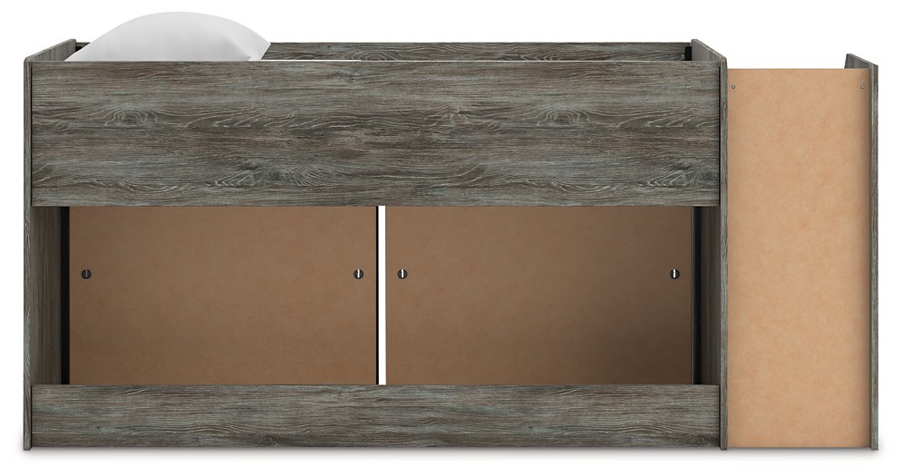 Frandern Loft Bed with Bookcase Storage - Sigrist Furniture (Sturgis,MI)