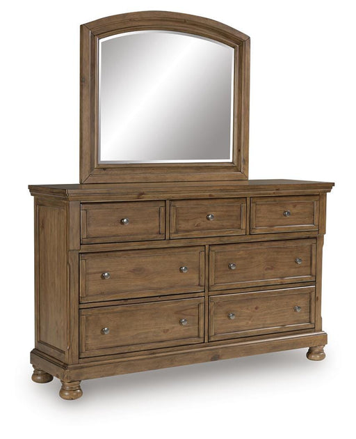 Feddinger Dresser and Mirror - Sigrist Furniture (Sturgis,MI)