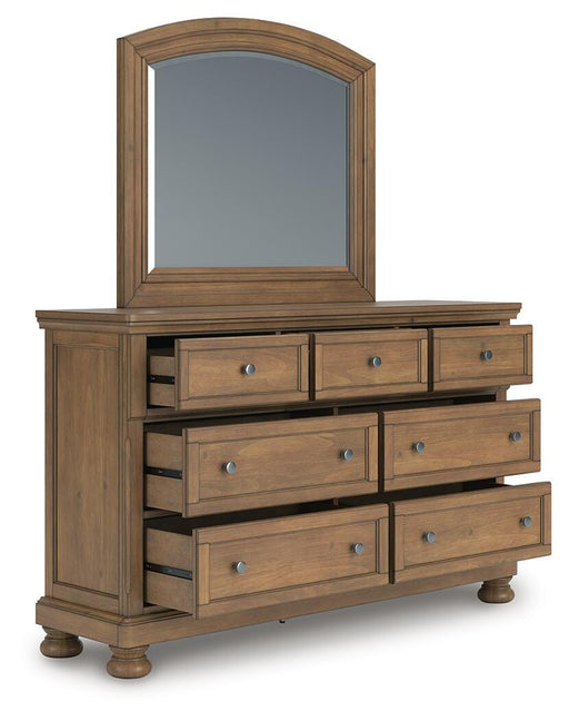 Feddinger Dresser and Mirror - Sigrist Furniture (Sturgis,MI)