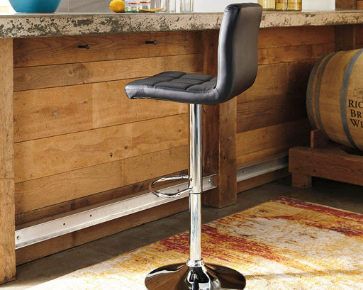 Bellatier Adjustable Height Bar Stool - Sigrist Furniture (Sturgis,MI)