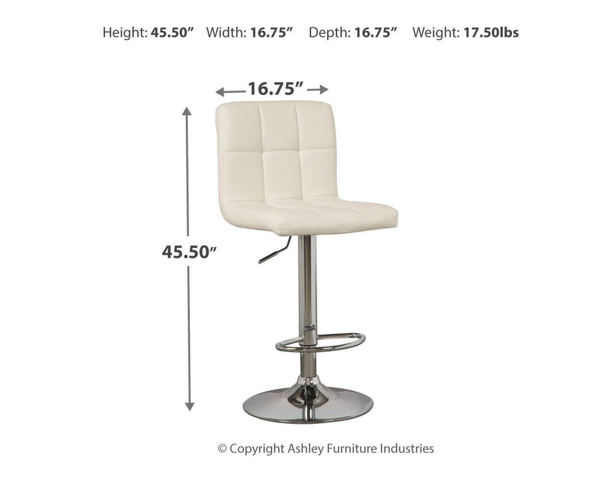 Bellatier Adjustable Height Bar Stool - Sigrist Furniture (Sturgis,MI)