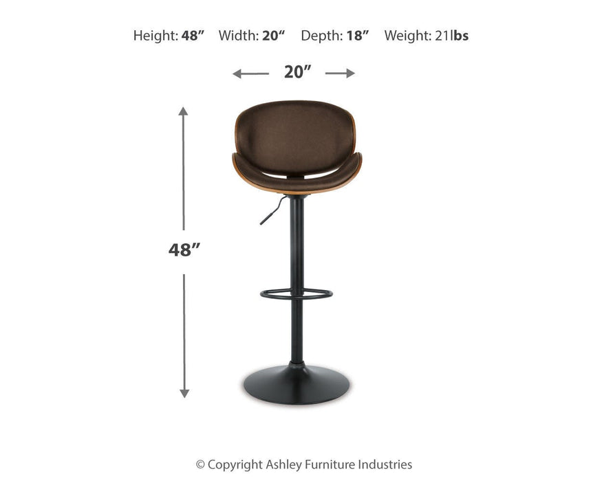 Bellatier Adjustable Height Bar Stool - Sigrist Furniture (Sturgis,MI)