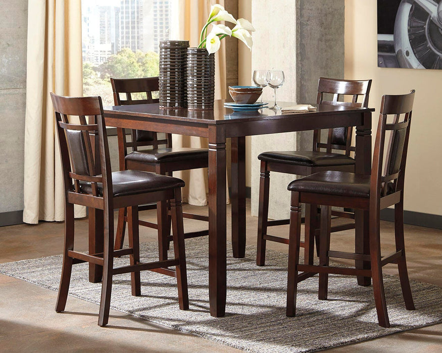 Bennox Counter Height Dining Table and Bar Stools (Set of 5) - Sigrist Furniture (Sturgis,MI)